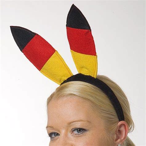 Haarreif Bunny Deutschland Fanartikel Hasenohren In Den