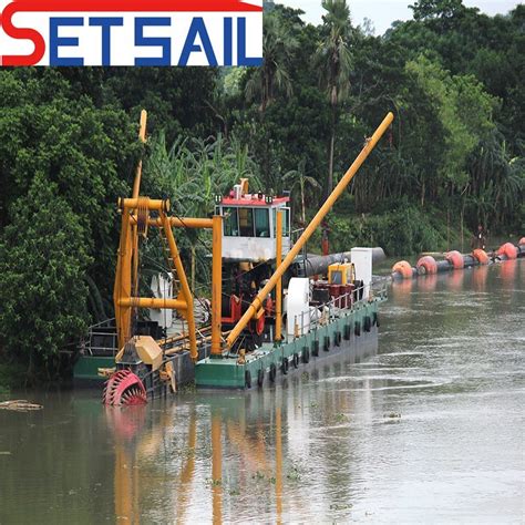 22 Inch Cutter Suction Sand Dredger With Water Flow Meter China River