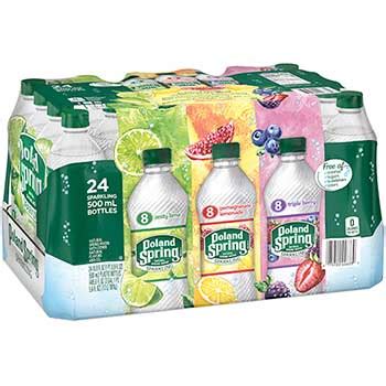 Poland Spring® Sparkling Flavored Natural Spring Water, Variety Pack ...