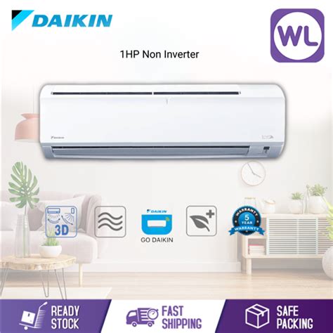 Wahlee Online Store Daikin Air Conditioner R32 Non Inverter 1 0hp