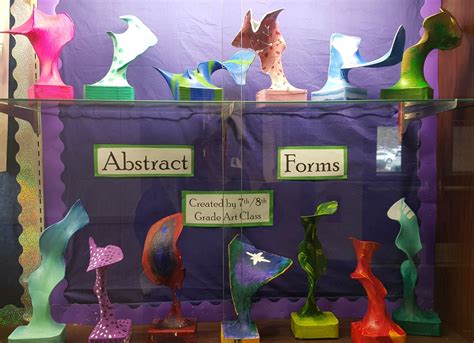 Abstract Forms Sculptures - Ms. Tinsley's Class