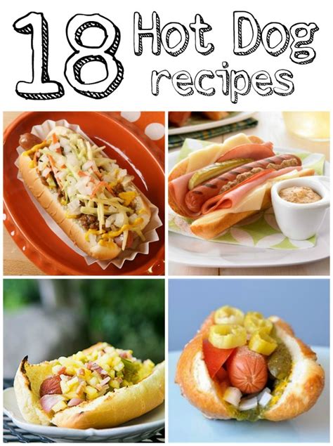 18 Hot Dog Recipes - The Crafted Sparrow