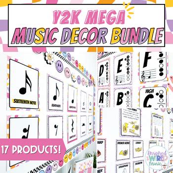 Y K Retro Music Classroom Decor Mega Bundle By Inspired And Wired Music