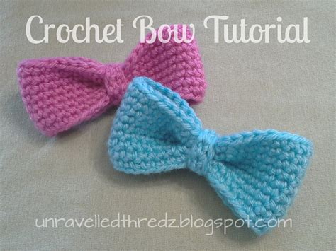 Unravelled Thredz: How to Crochet a Bow