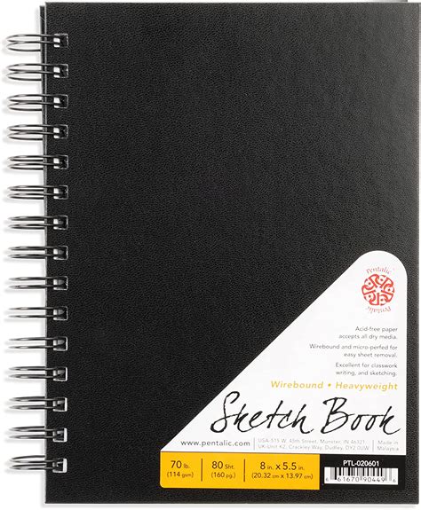 Amazon Pentalic X Double Wirebound Sketchbook Sheets