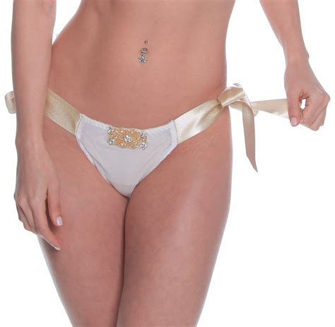 Womens Bridal Mesh Thong B329b Shirleymccoycouture