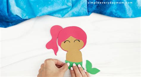 Mermaid Turkey Disguise Craft For Kids [Free Template]