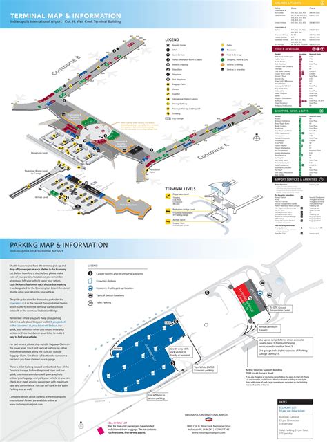 Indianapolis Airport Terminal Map