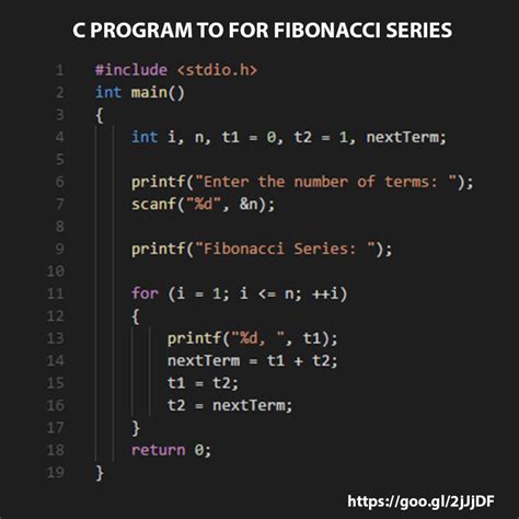 C Program For Fibonacci Series Coderforevers Learn C Programming