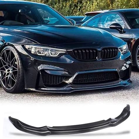 MCARCAR KIT Front Bumper Lip Fits BMW F80 M3 F82 F83 M4 2014 2019 Add