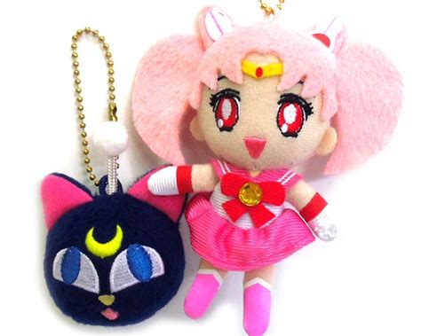 2 Sztuk Anime Sailor Moon Chibiusa Luna Kot Pluszowe Lalki Wypchane