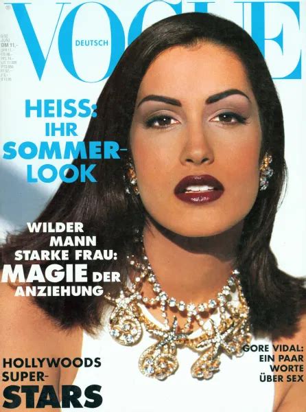 Yasmeen Ghauri Voguegraphy Vogue Deutsch June 1992 By Francesco