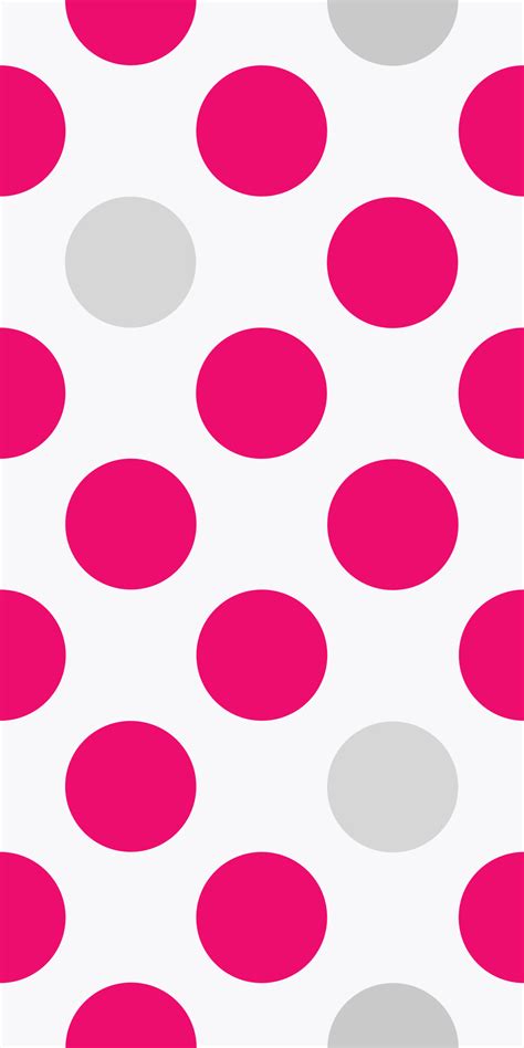 POLKA DOT NOWOCZESNA GEOMETRYCZNA TAPETA ŚCIENNA W RÓŻOWE GROCHY KROPKI