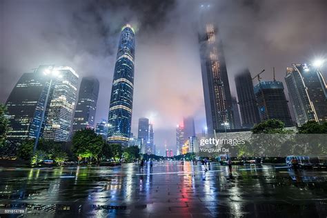 Guangzhou Skyline At Night High-Res Stock Photo - Getty Images