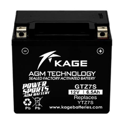 Kage Sealed Motorcycle Battery Kgtz S Shop Today Get It Tomorrow