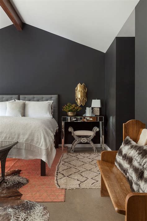 Dark Grey Walls Bedroom Ideas Design Corral