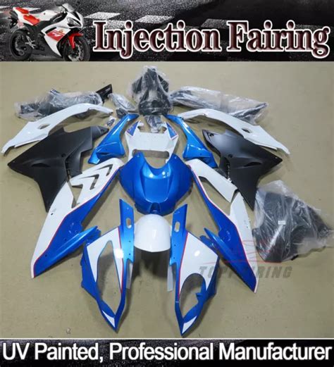 Blue White Fairing Kit For Bmw S Rr Abs Injection