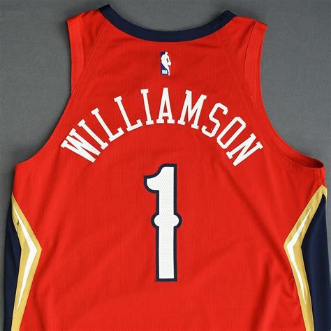 Zion Williamson New Orleans Pelicans Game Worn 1st Half Statement