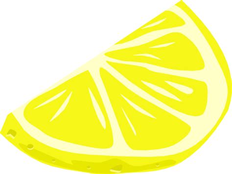 Lemon Wedge Clip Art at Clker.com - vector clip art online, royalty ...