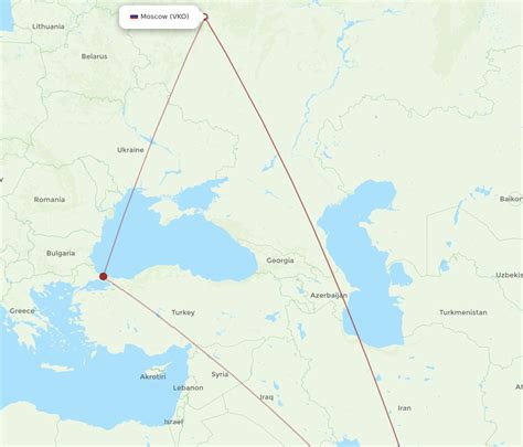 All Flight Routes From Dammam To Moscow Dmm To Vko Flight Routes