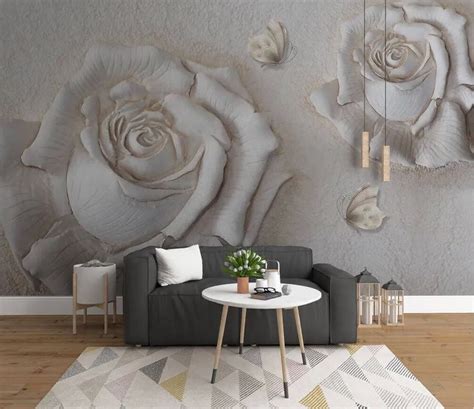 Wall Mural Photo Wallpaper 3D Flower Petal E Wood Nr U24920 Uwalls