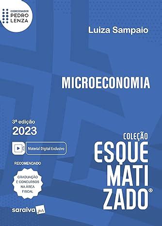 Microeconomia Esquematizado 3ª edição 2023 Amazon br