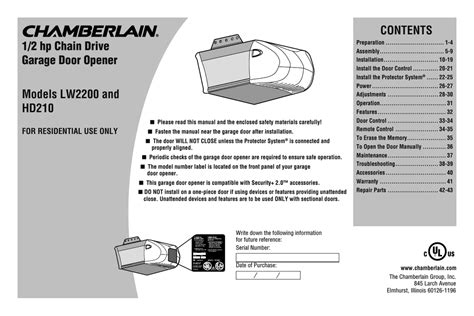 Chamberlain Garage Door Sensor Wiring Diagram Circuit Diagram