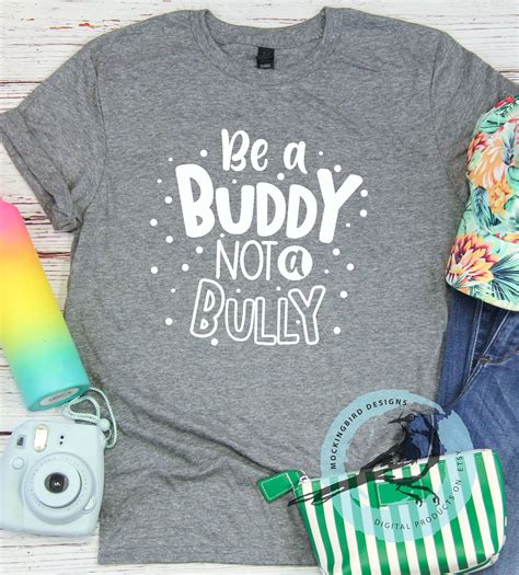 Unity Day Svg Be A Buddy Not A Bully Svg Digital Download Etsy