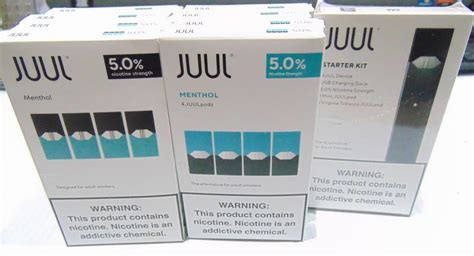 Lot Juul Menthol 5 Vape Pods With Starter Kit