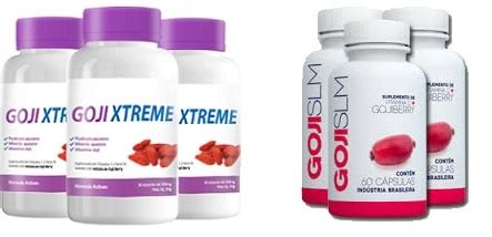 Suplementos para Emagrecer GOJI XTREME e GOJI SLIM Semelhanças e