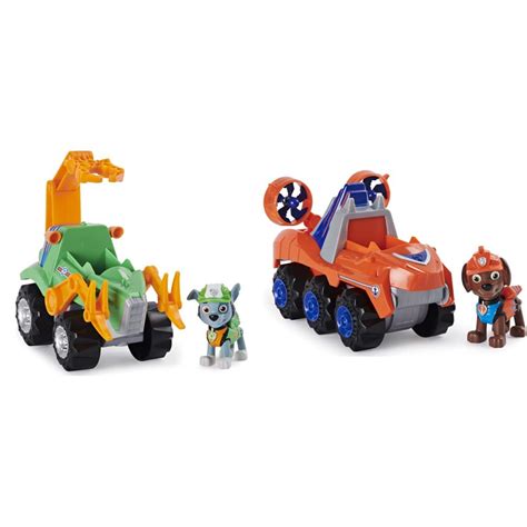 Buy PAW Patrol Dino Rescue Rockys Deluxe Rev Up Vehicle With Mystery