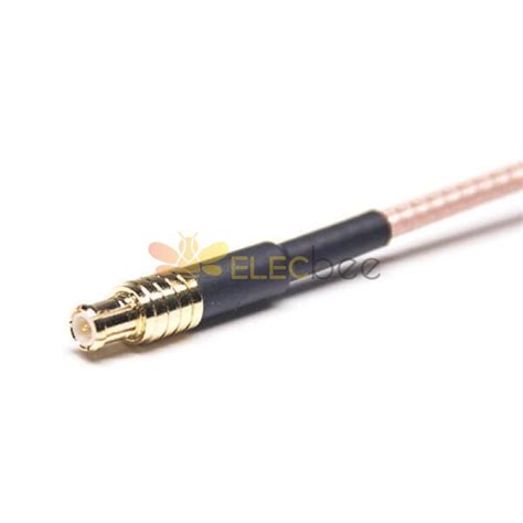 F Type Coaxial Cable Connectors Degree Female To Mcx Male Straight