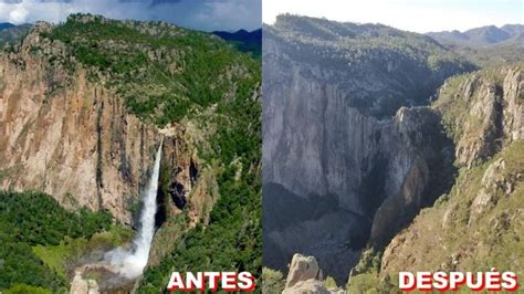 Cascada De Basaseachi De Chihuahua Se Sec Esto Sabemos La Silla Rota