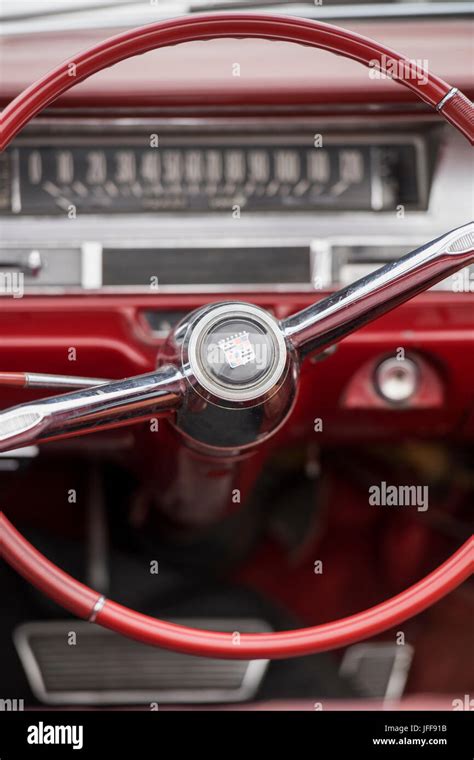 Detail of the interior of a classic Buick car Stock Photo - Alamy