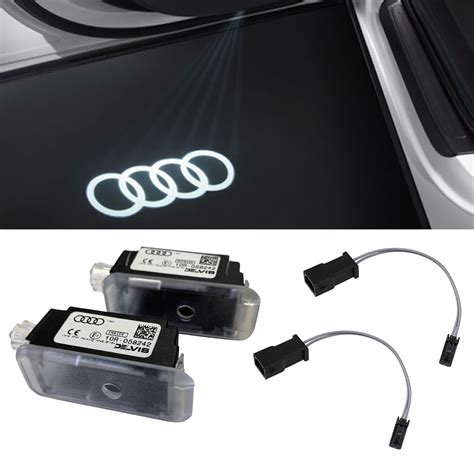 Original Audi Ringe Led Einstiegsbeleuchtung T R Logo Adapter F R