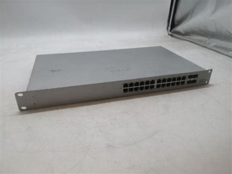 Cisco Meraki MS120 24P HW Cloud Managed 24 Port Gigabit PoE Switch EBay