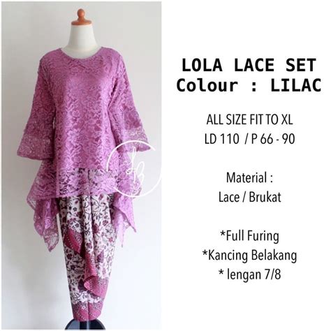 Jual SETELAN KEBAYA RINJANI JUMBO LD 130 ROK KEBAYA WISUDA Shopee