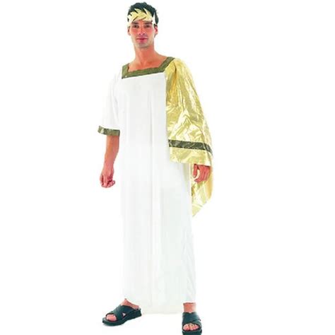 New Roman Toga Robe Greek Goddess Fancy Dress Costume Outfits Prince