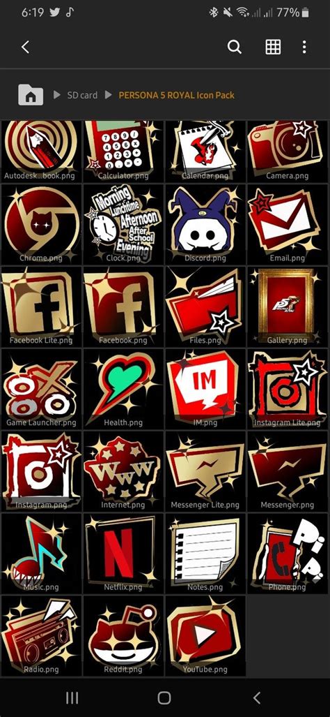 Persona 5 Royal App Icons Veronique Mccabe