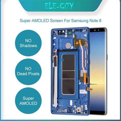 Amoled Lcd For Samsung Galaxy Note 8 Super Display Touch Screen Display Digitizer Assembly