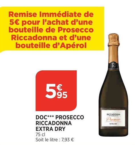 Promo Prosecco Riccadonna Extra Dry Chez Bi