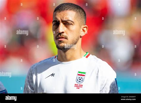 Qatar 25th Nov 2022 Majid Hosseini Of Iran During The Fifa World Cup Qatar 2022 Group B Match