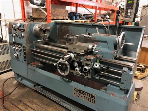 Kingston Model Hj 1100 Tool Room Lathe 2004 Sn Ch04219 16in X 40in