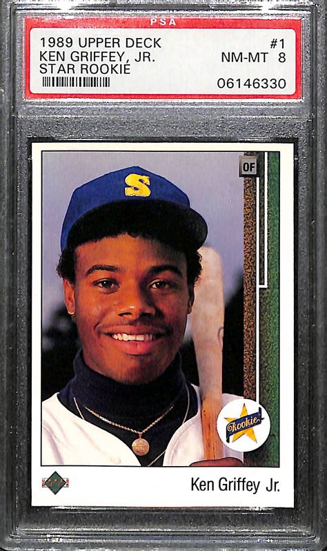 Lot Detail Upper Deck Ken Griffey Jr Star Rookie Card Graded Psa