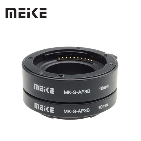 Meike Auto Focus Macro Extension Tube Ring For Sony E Mount A6300 A6500