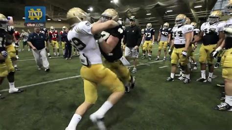 Notre Dame Football Spring Practice Update March 27 2013 Youtube