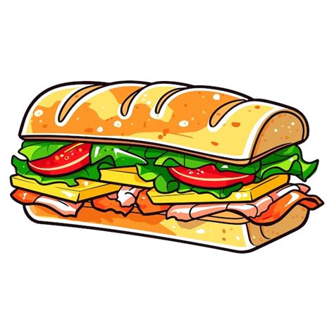 Premium Vector | Sandwich vector illustration