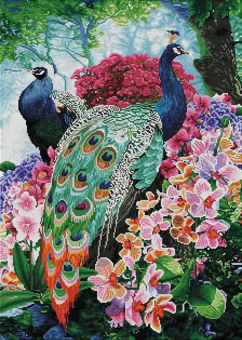 Peacock Cross Stitch Pattern