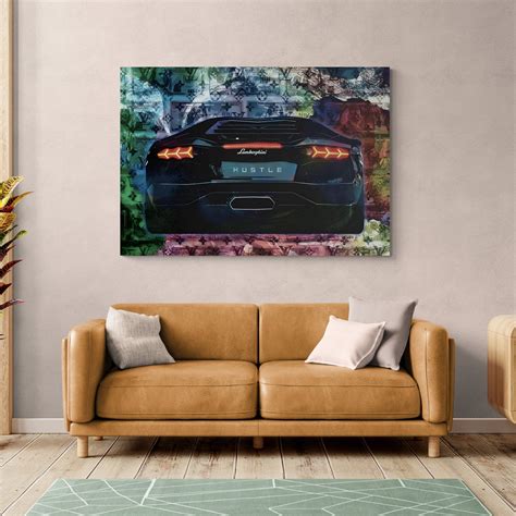 Lamborghini Wall Art | Luxury Art Canvas