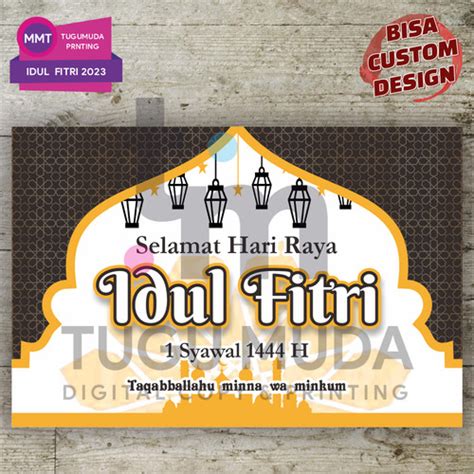 Jual Cetak Spanduk Banner Mmt Selamat Idul Fitri Syawal H